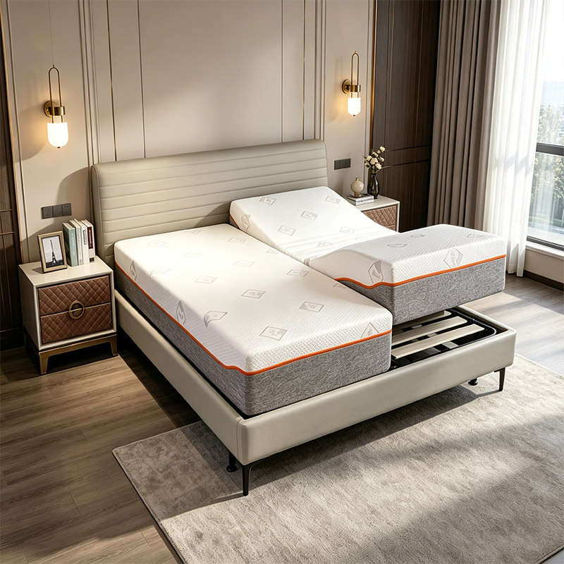 Adjustable Bed with Integrated Mattress _ Model D01811
