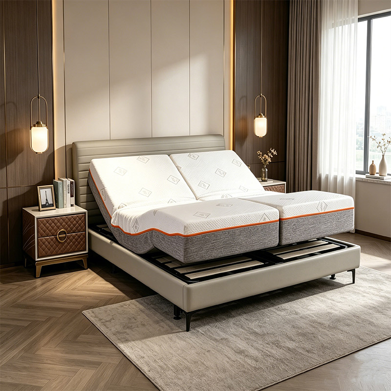 Adjustable Bed with Integrated Mattress _ Model D01812