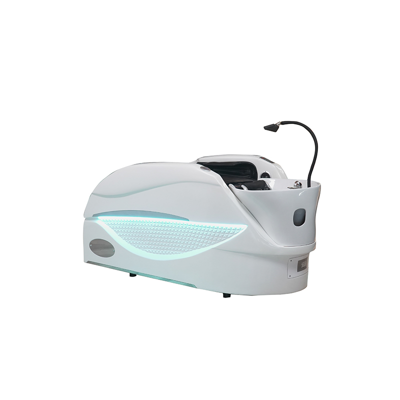 Luxury Enclosed Shampoo Bed, LED & Massage _ X1020-3
