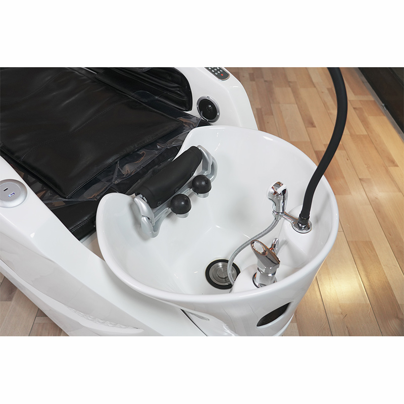 Luxury Enclosed Shampoo Bed, LED & Massage _ X1020-4