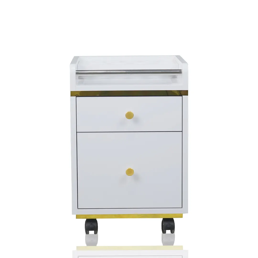 Pedicure Trolley – white PET cabinet | AP-11