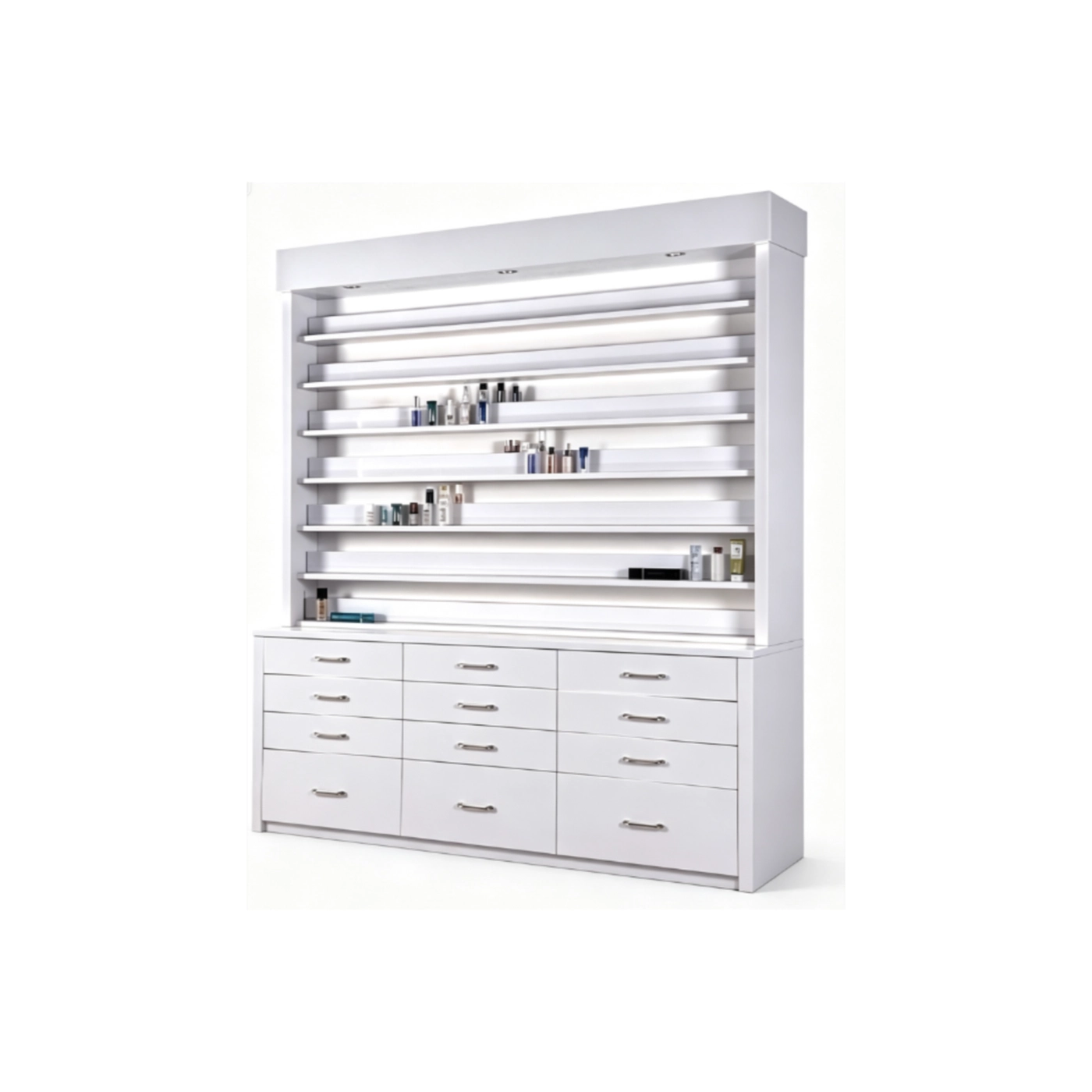 Nail Polish Display Cabinet with Drawers | NS-13-2